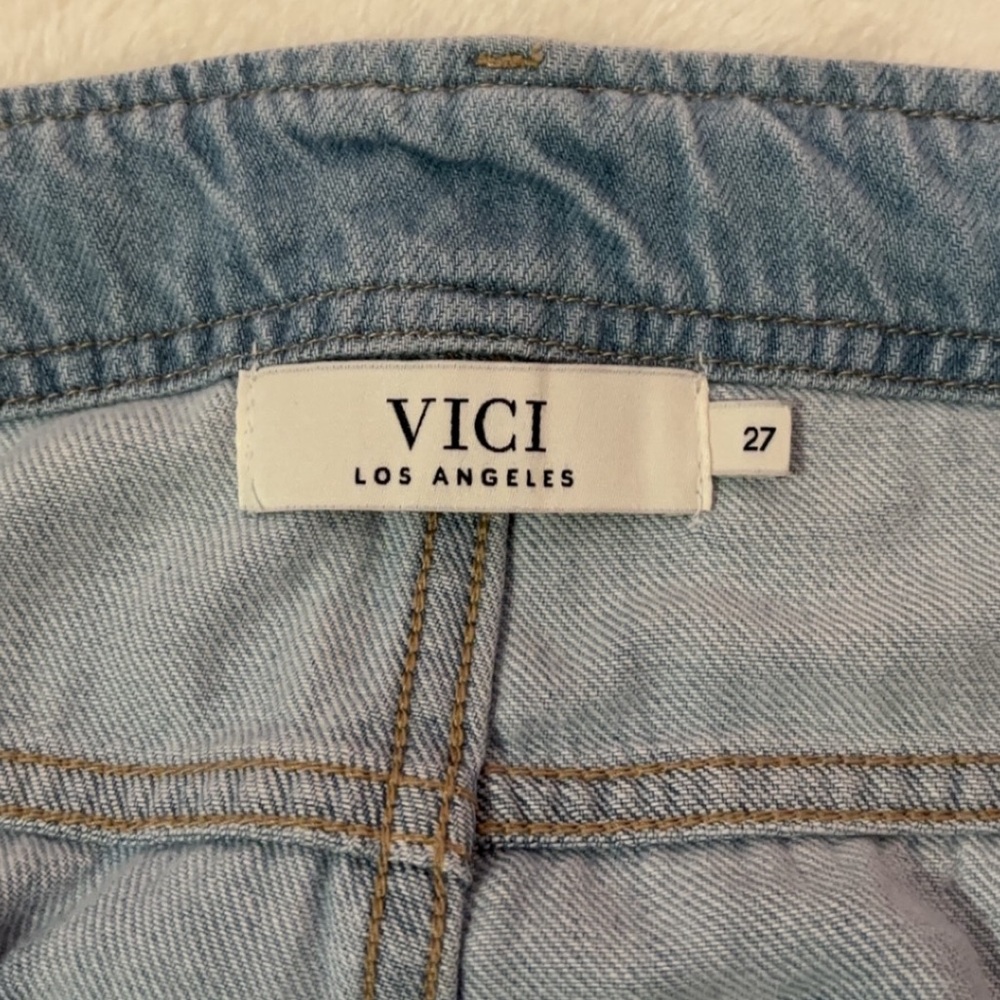 NWOT Vici Westley Drawstring Wide Leg Jeans - Picture 16 of 16